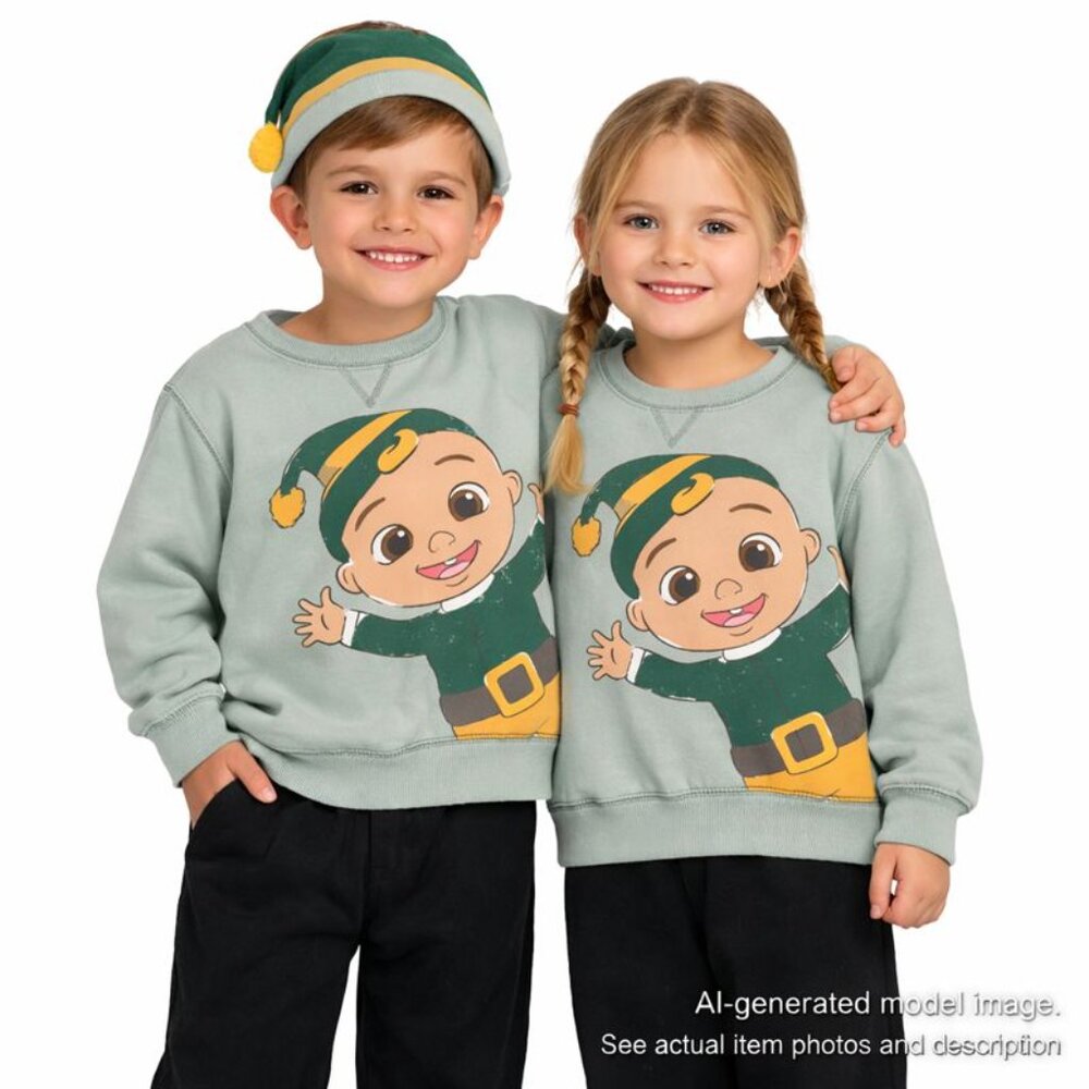 234. CoComelon Kids Matching Set - Green and Black